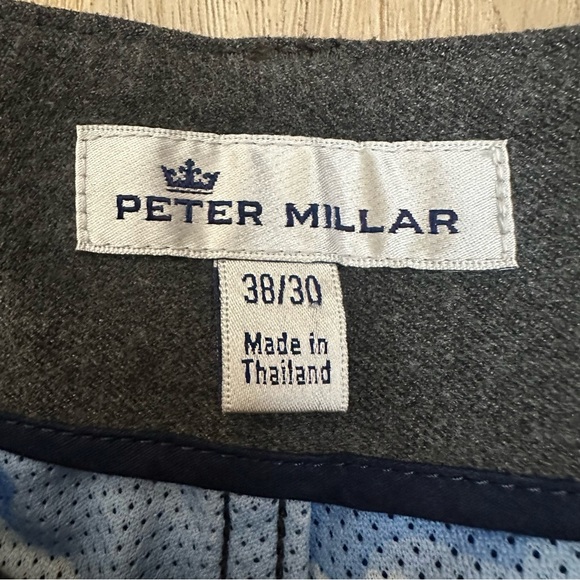 Peter Millar Gray Trousers Size 38 - Picture 3 of 8